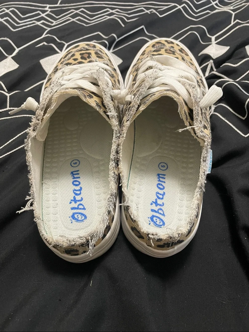 Cheetah shoes/slides